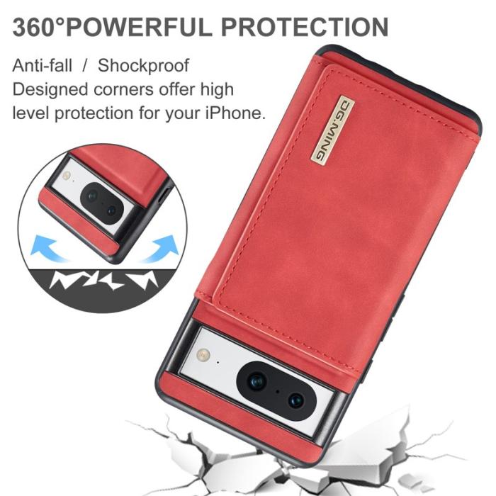 DG.MING - DG.MING M1 Series Google Pixel 8 Fodral Magnetisk Röd