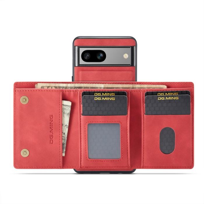 DG.MING - DG.MING M1 Series Google Pixel 8a Skal med Ställ - Röd
