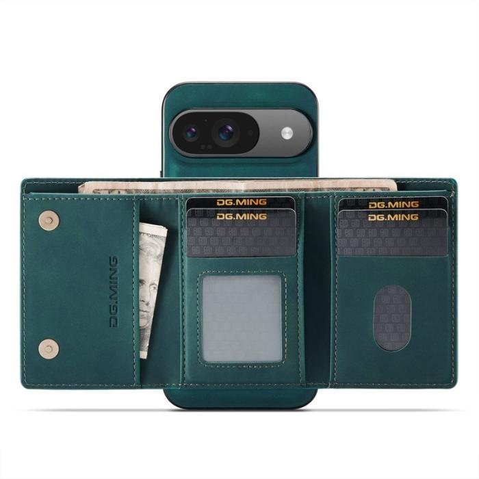DG.MING - DG.MING M1 Series Google Pixel 9 Pro Skal Kickstand Grön