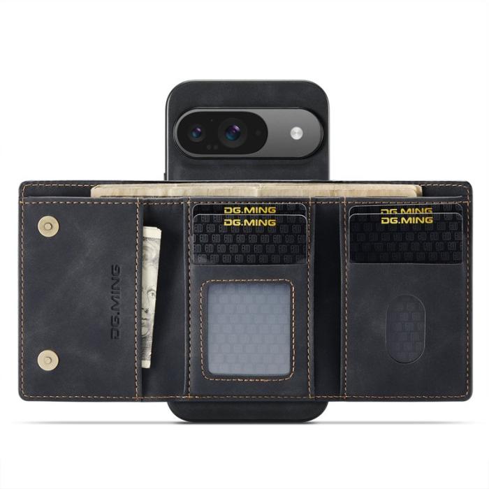 DG.MING - DG.MING M1 Series Google Pixel 9 Pro Skal Kickstand Svart