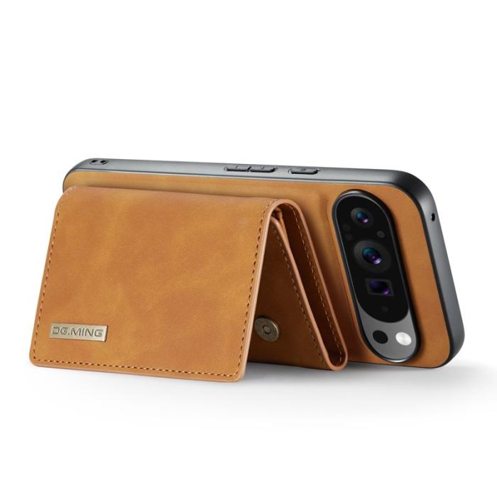 DG.MING - DG.MING M1 Series Google Pixel 9 Pro XL Skal Kickstand Brun