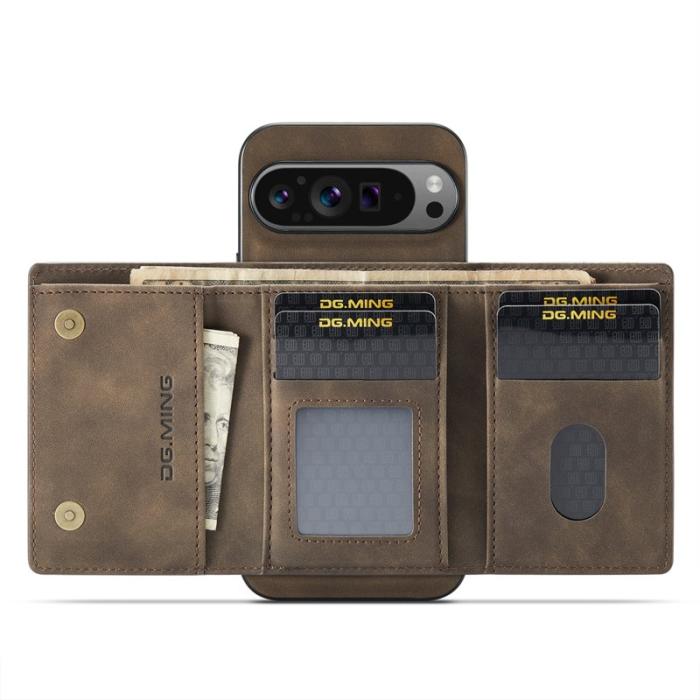 DG.MING - DG.MING M1 Series Google Pixel 9 Pro XL Skal Kickstand Kaffe