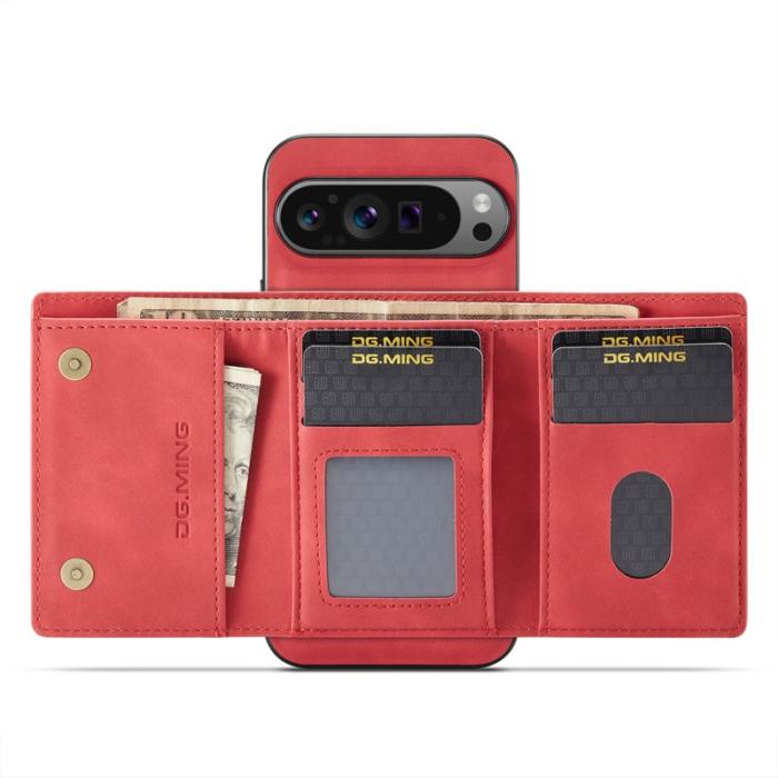 DG.MING - DG.MING M1 Series Google Pixel 9 Pro XL Skal Kickstand Röd