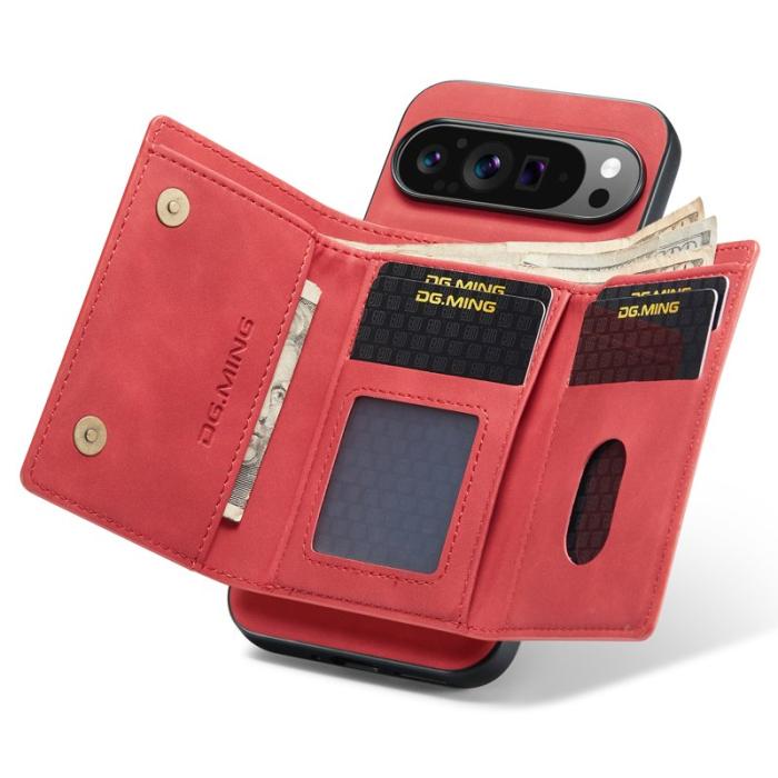 DG.MING - DG.MING M1 Series Google Pixel 9 Pro XL Skal Kickstand Röd