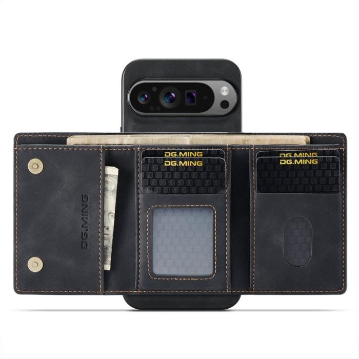 DG.MING - DG.MING M1 Series Google Pixel 9 Pro XL Skal Kickstand Svart