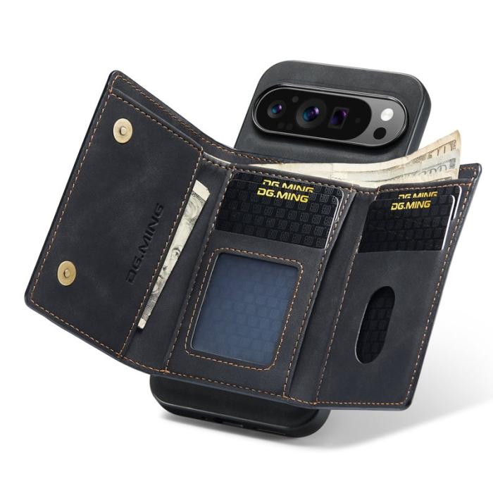 DG.MING - DG.MING M1 Series Google Pixel 9 Pro XL Skal Kickstand Svart