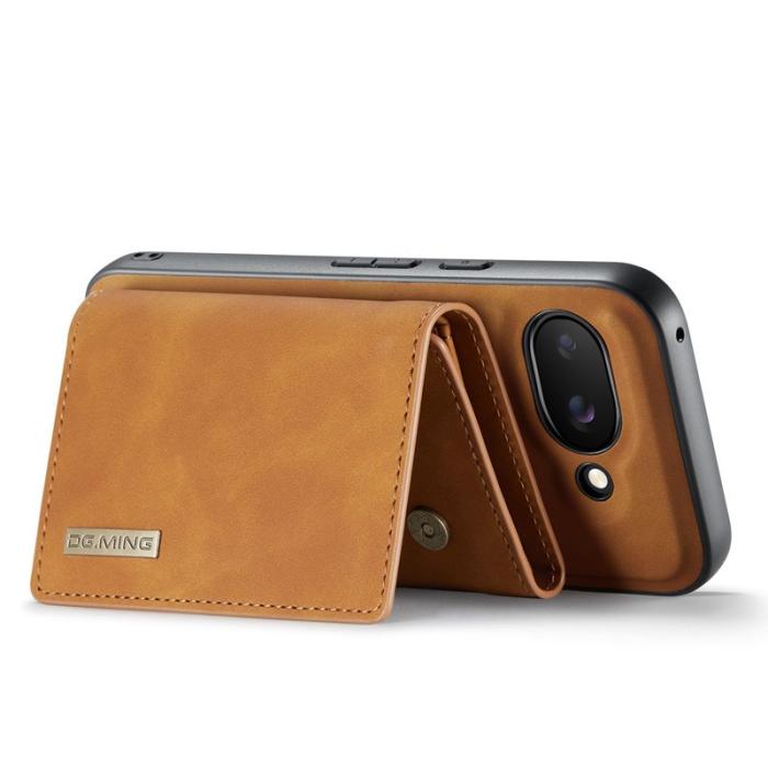 DG.MING - DG.MING M1 Series Google Pixel 9a Skal Kickstand PU - Brun