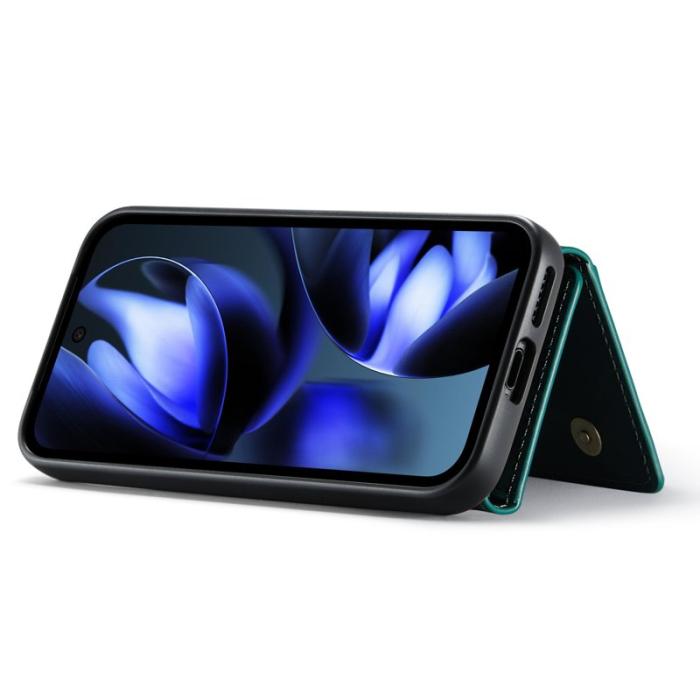 DG.MING - DG.MING M1 Series Google Pixel 9a Skal Kickstand PU Grön