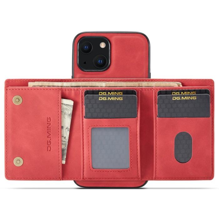 DG.MING - DG.MING M1 Series iPhone 14 Fodral 2-i-1 Röd