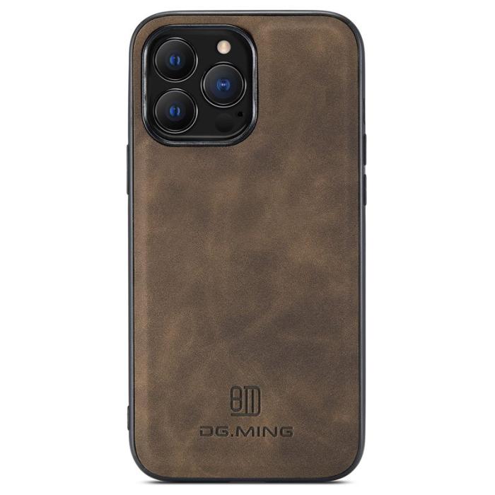 DG.MING - DG.MING M1 Series iPhone 14 Pro Max Skal 2-i-1 Kaffe