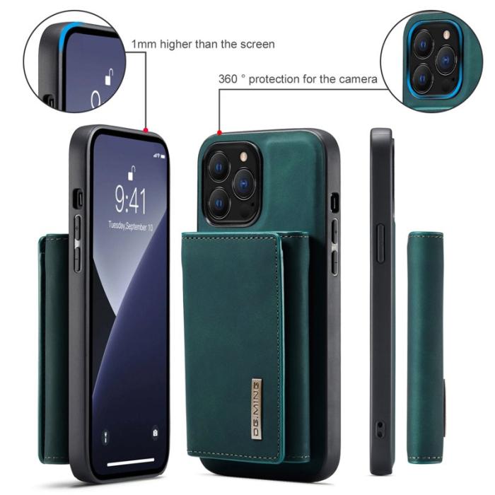 DG.MING - DG.MING M1 Series iPhone 16 Pro Fodral Kickstand Grön
