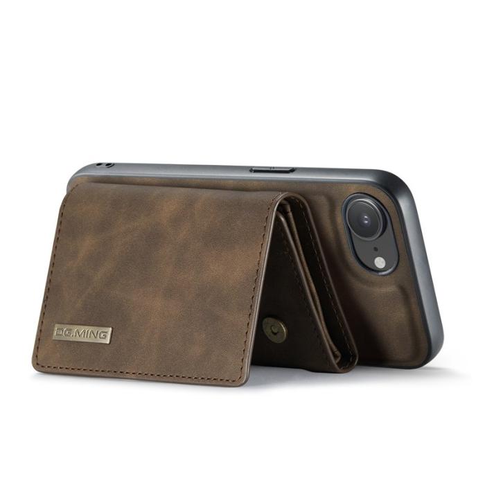 DG.MING - DG.MING M1 Series iPhone 16e Skal med Kickstand - Kaffe