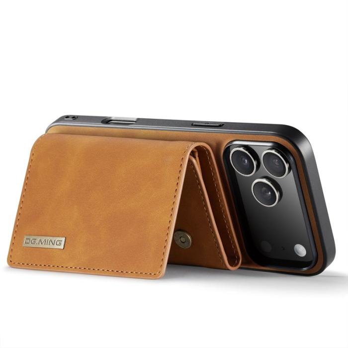 DG.MING - DG.MING M1 Series iPhone 17 Pro Max Skal Kickstand Brun