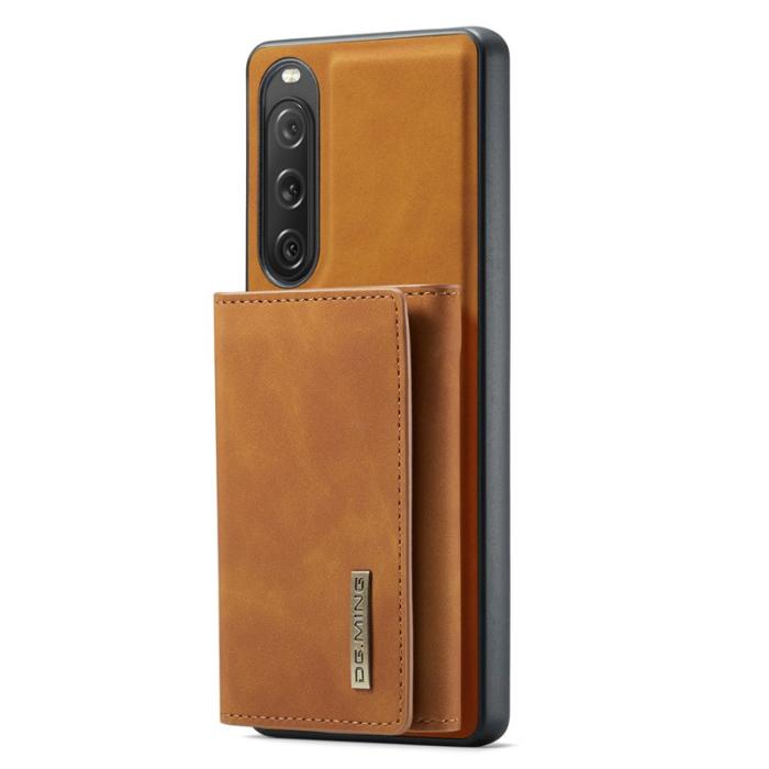DG.MING - DG.MING M1 Series Kickstand Skal för Sony Xperia 10 V - Brun