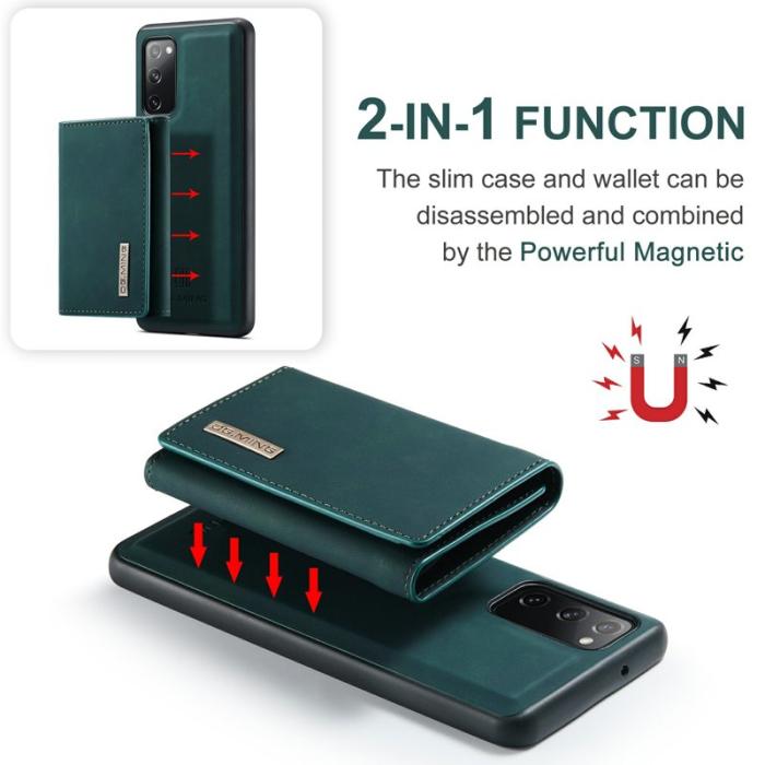 DG.MING - DG.MING M1 Series Magnetisk Tri-Fold Plånbok Fodral Grön