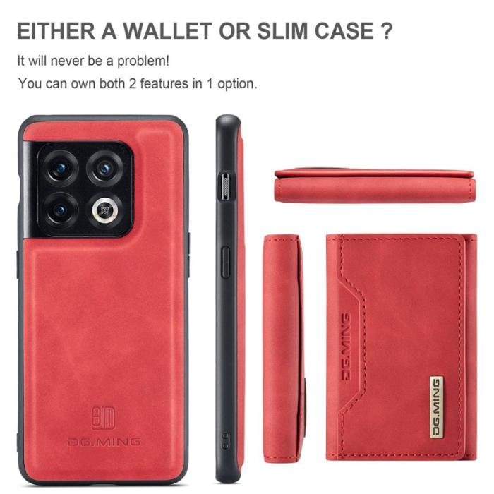 DG.MING - DG.MING M1 Series OnePlus 10 Pro 5G Skal med Ställ - Röd