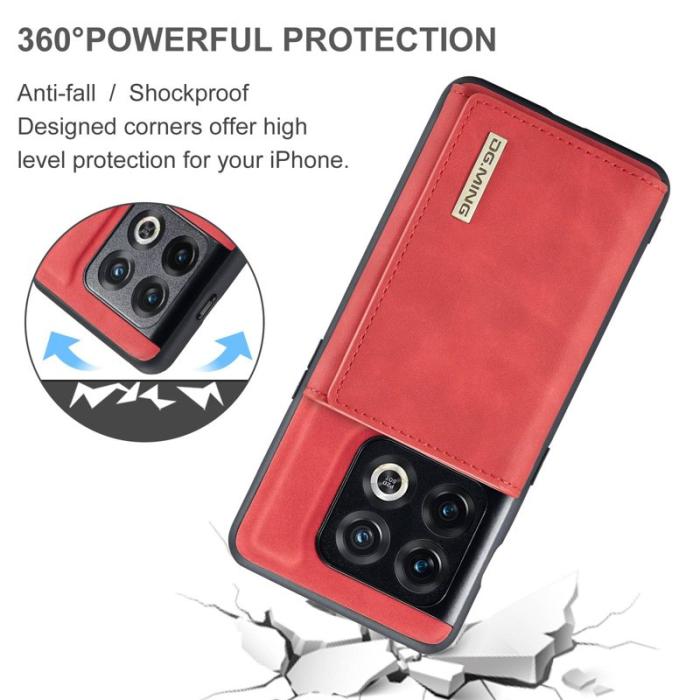 DG.MING - DG.MING M1 Series OnePlus 10 Pro 5G Skal med Ställ - Röd