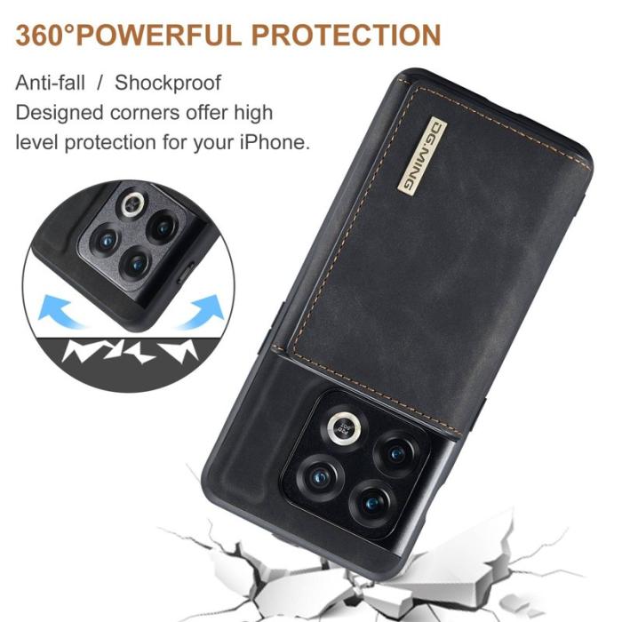 DG.MING - DG.MING M1 Series OnePlus 10 Pro 5G Skal med Ställ - Svart