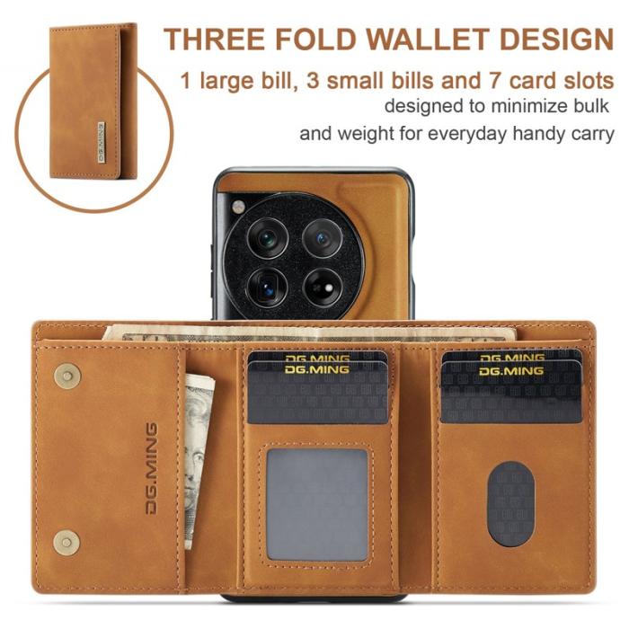 DG.MING - DG.MING M1 Series OnePlus 12 5G Fodral - Brun