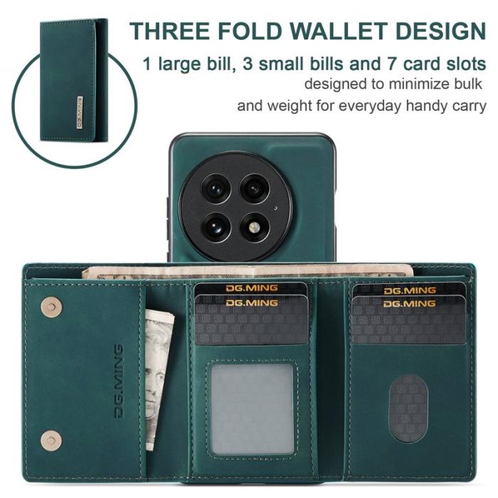 DG.MING - DG.MING M1 Series OnePlus 13 Skal med Ställ - Grön