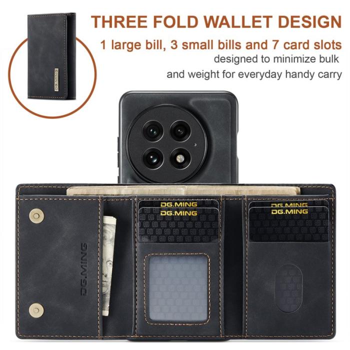 DG.MING - DG.MING M1 Series OnePlus 13 Skal med Ställ - Svart