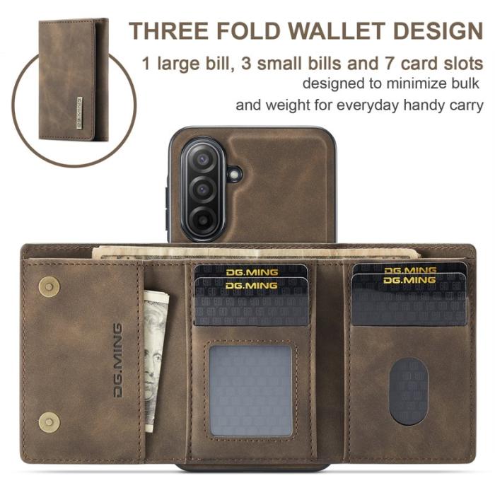 DG.MING - DG.MING M1 Series Samsung Galaxy A17 5G Fodral Kaffe