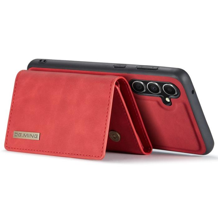 DG.MING - DG.MING M1 Series Samsung Galaxy A35 5G Skal Läder Röd