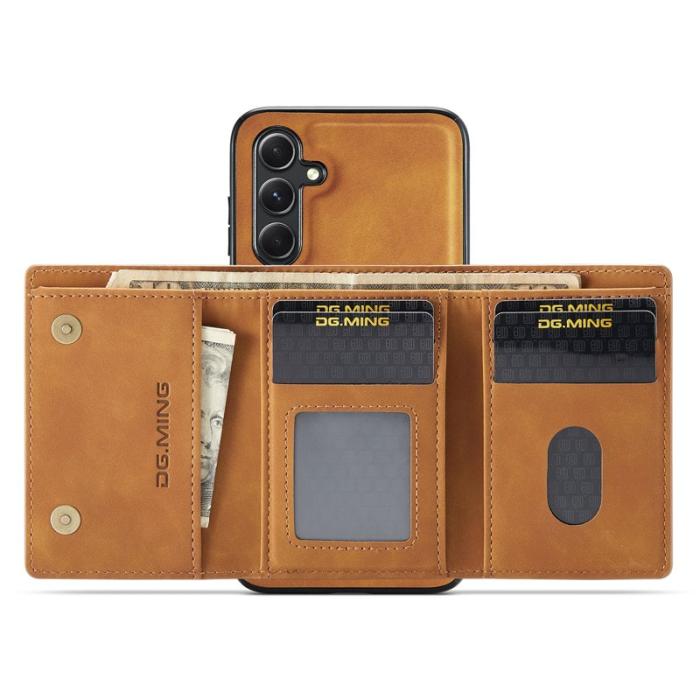 DG.MING - DG.MING M1 Series Samsung Galaxy A36 5G Skal Kickstand Brun