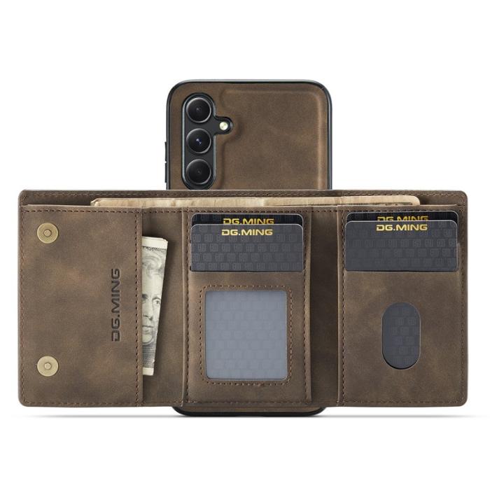 DG.MING - DG.MING M1 Series Samsung Galaxy A36 5G Skal Kickstand Kaffe