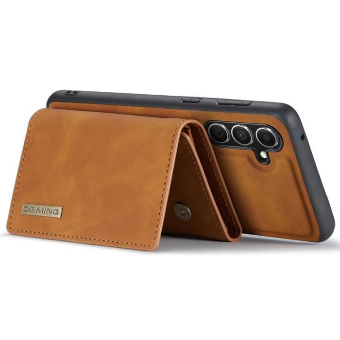 DG.MING - DG.MING M1 Series Samsung Galaxy S24 FE Skal Kickstand Brun