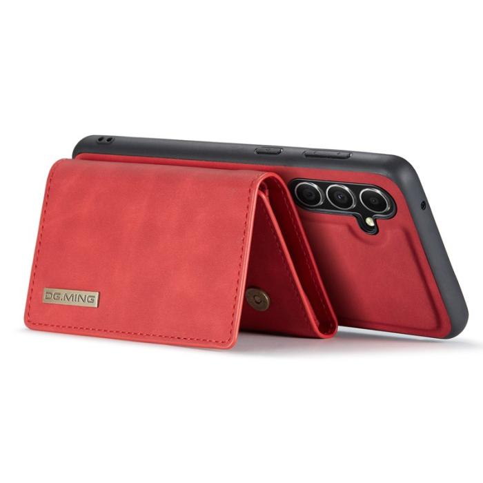 DG.MING - DG.MING M1 Series Samsung Galaxy S24 FE Skal Kickstand Röd