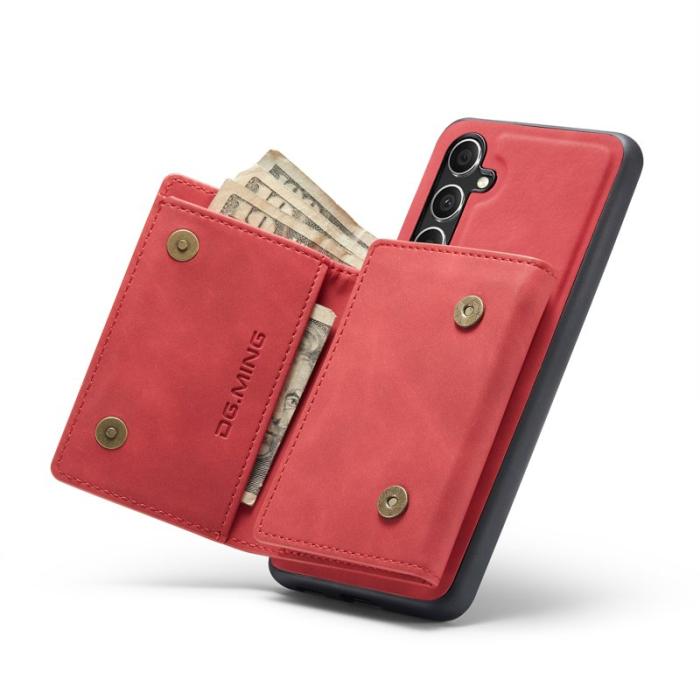 DG.MING - DG.MING M1 Series Samsung Galaxy S24 FE Skal Kickstand Röd