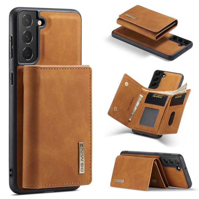 DG.MING - DG.MING M1 Series Samsung Galaxy S24 Skal Magnetisk Fodral Brun