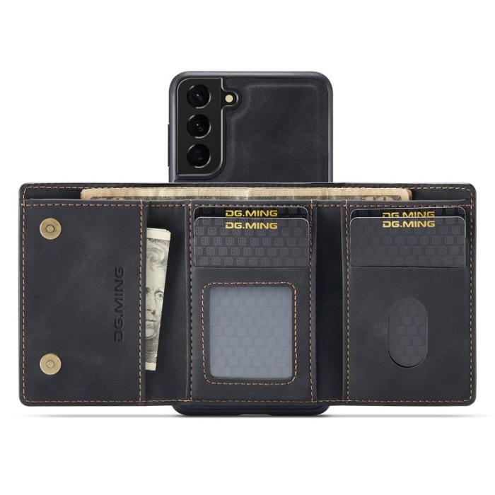 DG.MING - DG.MING M1 Series Samsung Galaxy S24 Skal Magnetiskt Fodral Svart