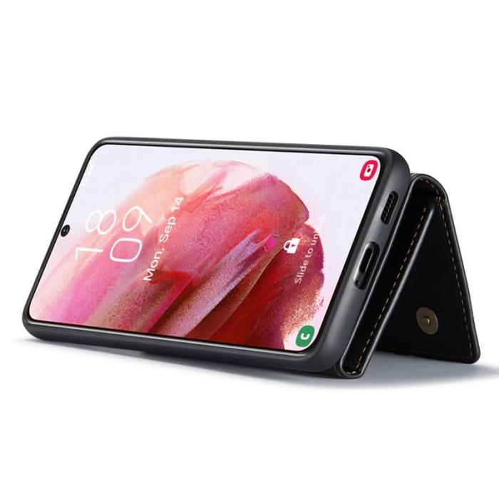 DG.MING - DG.MING M1 Series Samsung Galaxy S24+ Skal Magnetiskt Läder Svart