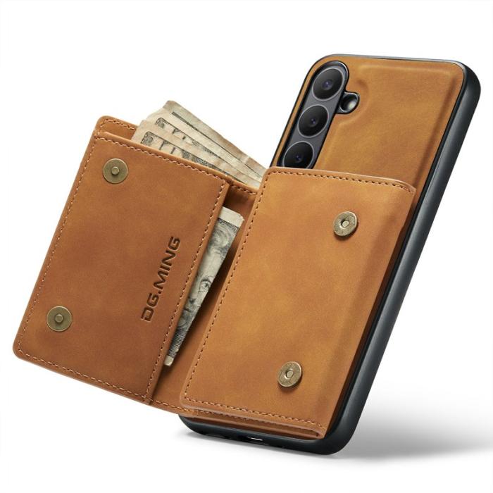 DG.MING - DG.MING M1 Series Samsung Galaxy S25 FE Skal Kickstand Brun