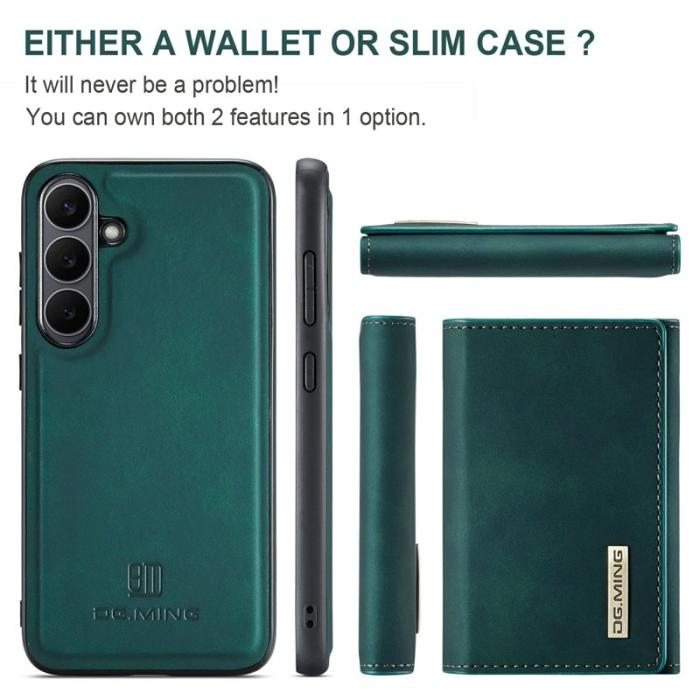 DG.MING - DG.MING M1 Series Samsung Galaxy S25 FE Skal Kickstand Grön