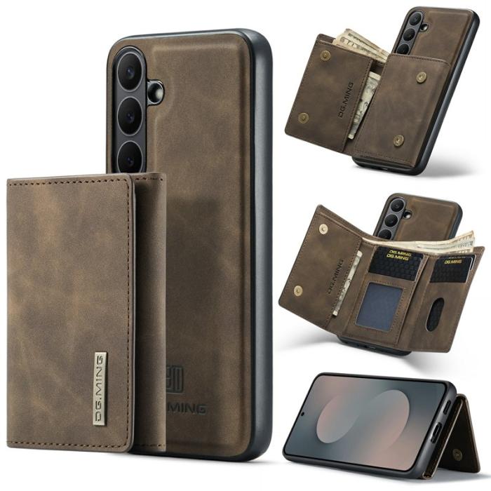 DG.MING - DG.MING M1 Series Samsung Galaxy S25 FE Skal Kickstand Kaffe