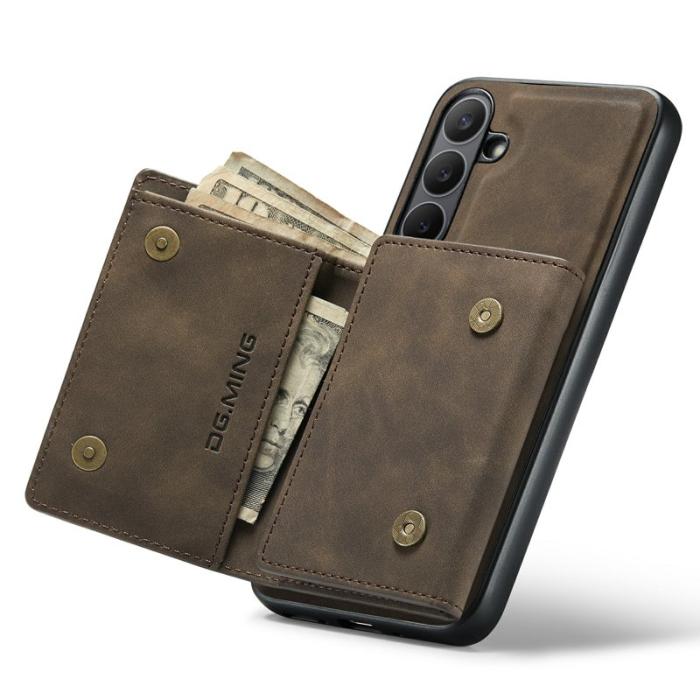 DG.MING - DG.MING M1 Series Samsung Galaxy S25 FE Skal Kickstand Kaffe