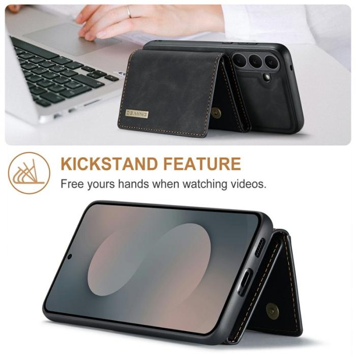 DG.MING - DG.MING M1 Series Samsung Galaxy S25 FE Skal Kickstand Svart
