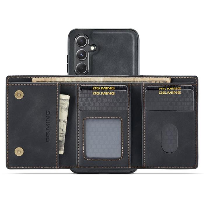 DG.MING - DG.MING M1 Series Samsung Galaxy S25+ Skal Kickstand Svart