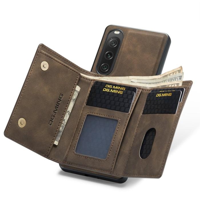 DG.MING - DG.MING M1 Series Skal för Sony Xperia 10 V - Kaffe