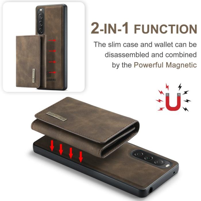 DG.MING - DG.MING M1 Series Skal för Sony Xperia 10 V - Kaffe