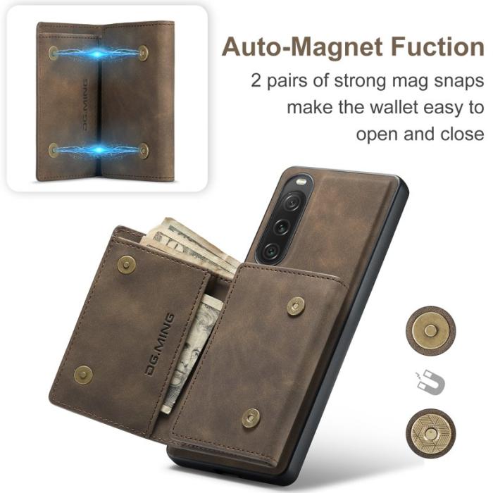 DG.MING - DG.MING M1 Series Skal för Sony Xperia 10 V - Kaffe