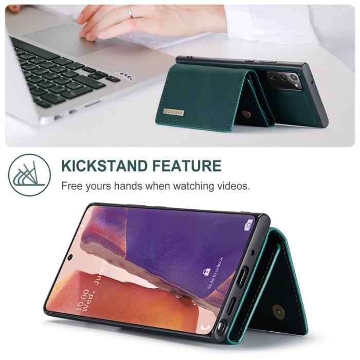 DG.MING - DG.MING M1 Series Skal med Ställ för Samsung Galaxy Note20 - Grön
