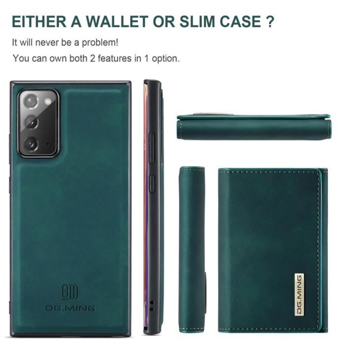 DG.MING - DG.MING M1 Series Skal med Ställ för Samsung Galaxy Note20 - Grön