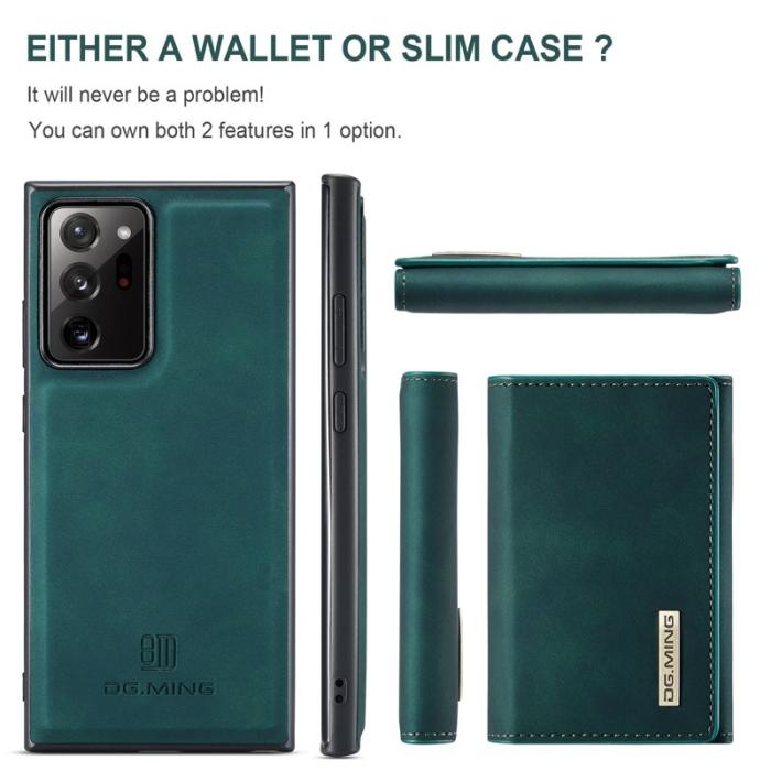 DG.MING - DG.MING M1 Series Skal med Ställ för Samsung Galaxy Note20 Ultra - Grön