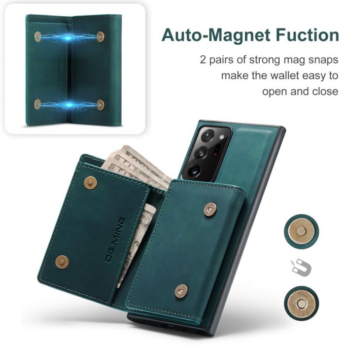 DG.MING - DG.MING M1 Series Skal med Ställ för Samsung Galaxy Note20 Ultra - Grön