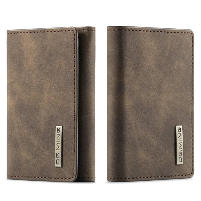 DG.MING - DG.MING M1 Series Tri-Fold Plånbok i PU-läder - Kaffe