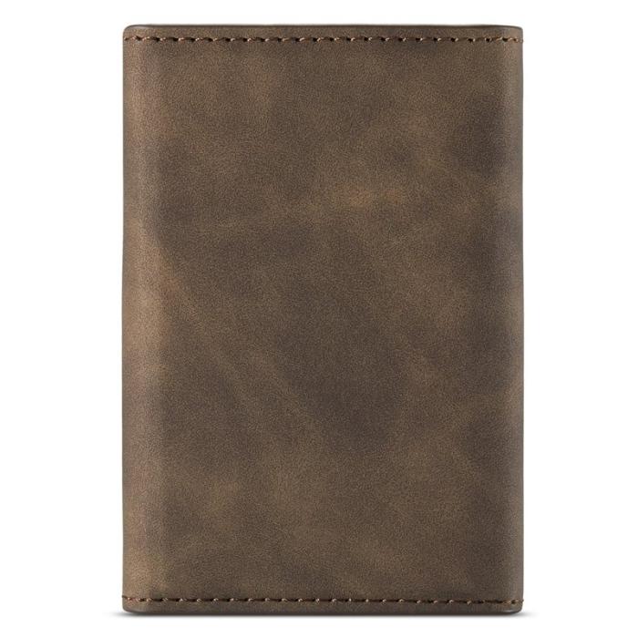 DG.MING - DG.MING M1 Series Tri-Fold Plånbok i PU-läder - Kaffe